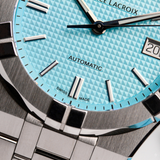 Maurice Lacroix Aikon Automatic Sky Blue Dial Silver Steel Strap Watch For Men - AI6008-SS00F-431-C