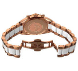 Buy Shop Emporio Armani Sportivo White Dial Rose Gold & White Steel Strap Watch For Women - AR5942 USA Online