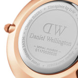 Buy Shop Daniel Wellington Classic Petite Durham Black Dial Brown Leather Strap Watch For Women - DW00100166 USA Online