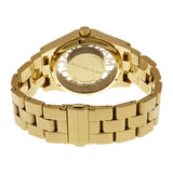 Buy Shop Marc Jacobs Henry Transparent Gold Dial Gold Steel Strap Watch for Women - MBM3206 USA Online