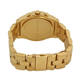 Buy Shop Marc Jacobs Blade Chronograph Gold Dial Gold Steel Strap Watch for Women - MBM3101 USA Online