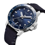 Tissot Seastar 1000 Powermatic 80 Silicium Blue Dial Blue Nylon Strap Watch For Men - T120.407.17.041.01