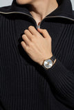 Buy Shop Gucci G Timeless Quartz Silver Dial Black Leather Strap Watch For Women - YA1264181 USA Online