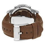 Buy Shop Fossil Grant Chronograph Black Dial Brown Leather Strap Watch for Men - FS4813 USA Online