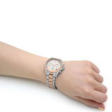 Buy Shop Michael Kors Bradshaw Chronograph White Dial Two Tone Steel Strap Watch For Women - MK7258 USA Online
