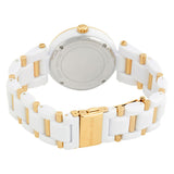 Buy Shop Michael Kors Delray Rose Gold Dial White Steel Strap Watch for Women - MK4315 USA Online