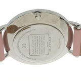 Buy Shop Coach Perry Silver Dial Pink Leather Strap Watch for Women - 14503516 USA Online