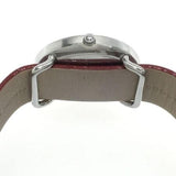 Buy Shop Marc Jacobs Amy Red Dial Burgundy Leather Strap Watch for Women - MBM1162 USA Online