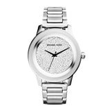 Buy Shop Michael Kors Kinley Diamond Pave Silver Dial Silver Steel Strap Watch for Women - MK5996 USA Online