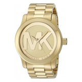 Buy Shop Michael Kors Runway Gold Dial Gold Steel Strap Watch for Women - MK5473 USA Online