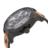 Buy Shop Diesel Mr. Daddy 2.0 Chronograph Grey Dial Brown Leather Strap Watch For Men - DZ7406 USA Online