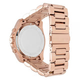 Buy Shop Michael Kors Brecken Chronograph Analog Black Dial Rose Gold Steel Strap Watch For Women - MK8563 USA Online