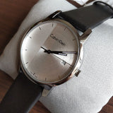 Buy Shop Calvin Klein City Silver Dial Black Steel Strap Watch for Men - K2G2G1CX USA Online