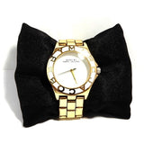 Buy Shop Marc Jacobs Amy White Dial Gold Steel Strap Watch for Women - MBM3051 USA Online