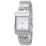 Buy Shop Burberry Nova Check Square White Dial Silver Steel Strap Watch for Women - BU1572 USA Online