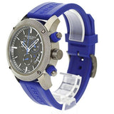 Buy Shop Burberry Sports Chronograph Black Dial Blue Rubber Strap Watch for Men - BU7714 USA Online