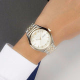 Buy Shop Emporio Armani Cream Dial Two Tone Steel Strap Watch For Men - AR11034 USA Online