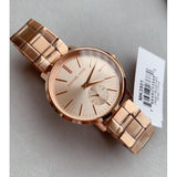 Buy Shop Michael Kors Jaryn Quartz Rose Gold Dial Rose Gold Steel Strap Watch For Women - MK3501 USA Online