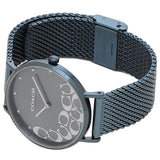 Buy Shop Coach Perry Blue Dial Blue Mesh Bracelet Watch for Women - 14503824 USA Online