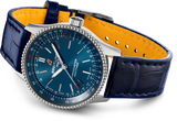 Buy Shop Breitling Navitimer Automatic 35 Blue Dial Blue Leather Strap Watch for Men - A17395161C1P1 USA Online