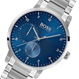 Buy Shop Hugo Boss Oxygen Chronograph Blue Dial Silver Steel Strap Watch for Men - 1513597 USA Online