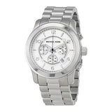 Buy Shop Michael Kors Runway Silver Dial Silver Steel Strap Watch for Men- MK8086 USA Online