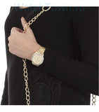 Buy Shop Michael Kors Madelyn Quartz Gold Dial Gold Steel Strap Watch For Women - MK6287 USA Online