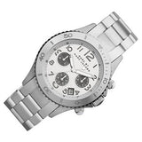 Buy Shop Marc Jacobs Marc Chronograph Silver Dial Silver Steel Strap Watch for Men - MBM3155 USA Online