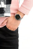 Buy Shop Emporio Armani Kappa Quartz Black Dial Two Tone Mesh Bracelet Watch For Men - AR11228 USA Online