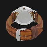 Buy Shop Daniel Wellington Dapper Durham White Dial Brown Leather Strap Watch For Men - DW00100116 USA Online