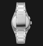 Buy Shop Fossil Everett Chronograph Green Dial Silver Steel Strap Watch for Men - FS5964 USA Online