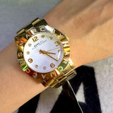 Buy Shop Marc Jacobs Amy White Dial Gold Steel Strap Watch for Women - MBM3056 USA Online