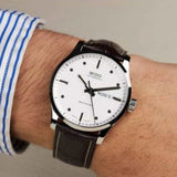 Mido Multifort Automatic Silver Dial Black Leather Strap Watch For Men - M005.430.16.031.80