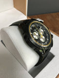 Buy Shop Versace V Ray Chronograph Grey Dial Black Leather Strap Watch for Men - VDB020014 USA Online
