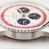 Buy Shop Breitling Navitimer B01 Chronograph 43 Boeing 747 White Dial Black Leather Strap Watch for Men - AB01383B1G1P1 USA Online