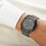 Buy Shop Michael Kors Bradshaw Black Dial Black Steel Strap Watch for Men - MK5550 USA Online