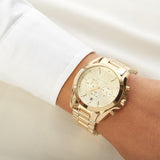 Buy Shop Michael Kors Bradshaw Gold Dial Gold Steel Strap Watch for Women - MK5605 USA Online