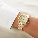 Buy Shop Michael Kors Bradshaw Gold Dial Gold Steel Strap Watch for Women - MK5798 USA Online