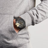 Buy Shop Diesel Mega Chief Chronograph Black Dial Black Steel Strap Watch For Men - DZ4338 USA Online