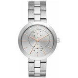 Buy Shop Michael Kors Garner Analog Silver Dial Silver Steel Strap Watch For Women - MK6407 USA Online