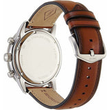 Buy Shop Fossil Townsman Chronograph Blue Dial Brown Leather Strap Watch for Men - FS5279 USA Online