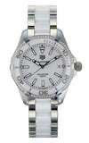 Buy Shop Tag Heuer Aquaracer Diamonds White Dial Two Tone Steel Strap Watch for Women - WAY131H.BA0914 USA Online