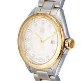 Tag Heuer Formula 1 Diamonds Mother of Pearl White Dial Two Tone Steel Strap Watch for Women - WBJ1421.BB0648