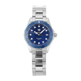 Buy Shop Tag Heuer Aquaracer Diamonds Blue Dial Silver Steel Strap Watch for Women - WAY131L.BA0748 USA Online