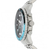 Buy Shop Fossil FB-01 Chronograph Black Dial Silver Steel Strap Watch for Men - FS5827 USA Online