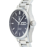 Buy Shop Tag Heuer Carrera Calibre 5 Automatic Black Dial Silver Steel Strap Watch for Men - WAR201A.BA0723 USA Online