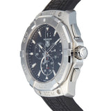 Buy Shop Tag Heuer Aquaracer Chronograph Black Dial Black Rubber Strap Watch for Men - CAY1110.FT6041 USA Online