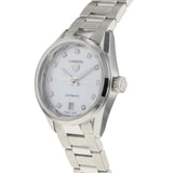 Buy Shop Tag Heuer Carrera Diamonds Mother of Pearl Dial Silver Steel Strap Watch for Women - WBN2412.BA0621 USA Online