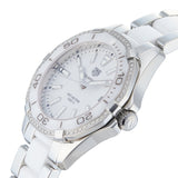Buy Shop Tag Heuer Aquaracer Diamonds White Dial Two Tone Steel Strap Watch for Women - WAY131H.BA0914 USA Online