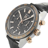 Buy Shop Tag Heuer Carrera Chronograph Black Dial Black Leather Strap Watch for Men - CBN2A5A.FC6481 USA Online